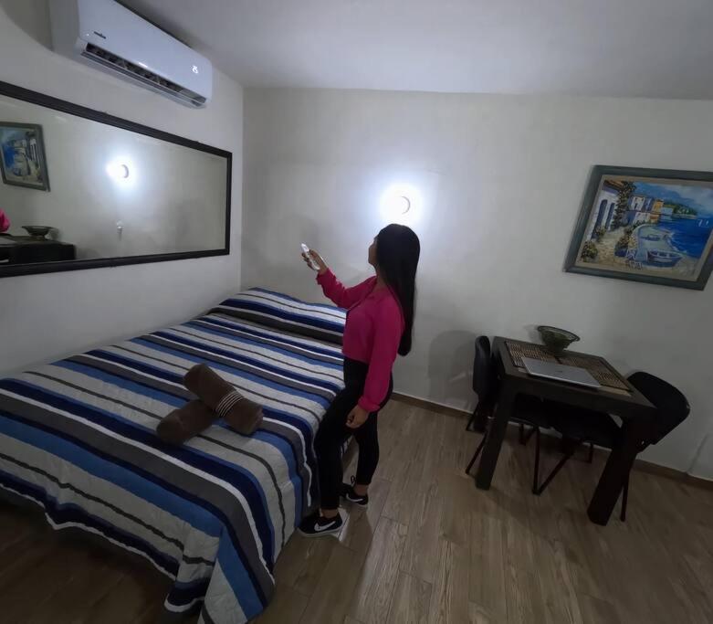 Appartamento Departamento Privado7, 2 Camas Matri, Parking, Cocina Equipada, Wifi 65 Mb, 2 Climas,Centrico,Tv Smart Ciudad Valles Esterno foto